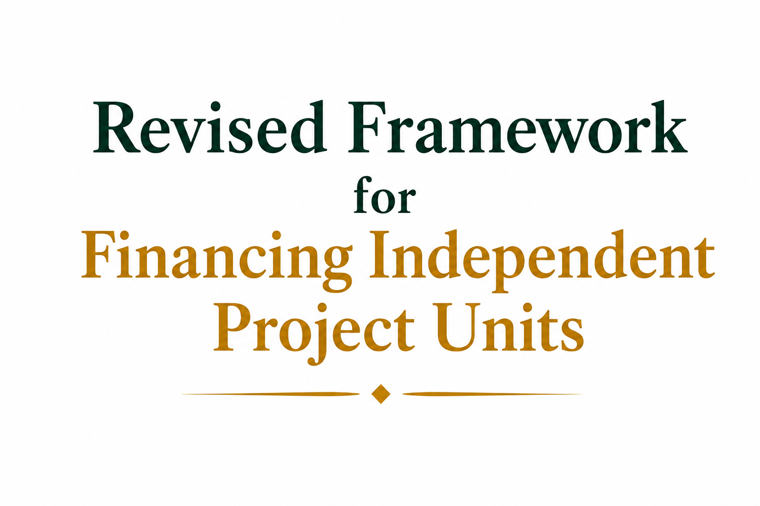 Revised Framework for Financing Independent Project Units: What NBFCs Need to Know